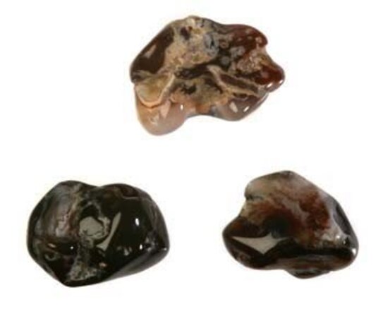 Agaat (vuur) steen getrommeld 5 - 10 gram