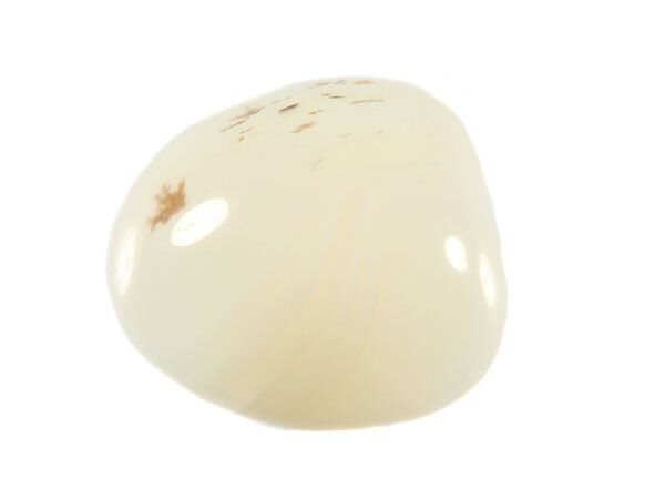 Agaat (wit) steen getrommeld 5 - 10 gram Agaat (wit) steen getrommeld 5 - 10 gram