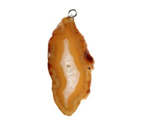 Agaat schijf hanger dicht Agaat schijf hanger dicht