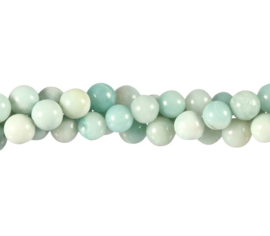 Amazoniet (Chinees) kralen rond 8 mm (streng van 40 cm) Amazoniet (Chinees) kralen rond 8 mm (streng van 40 cm)