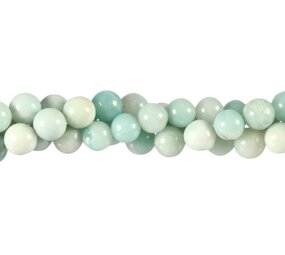 Amazoniet (Chinees) kralen rond 8 mm (streng van 40 cm) Amazoniet (Chinees) kralen rond 8 mm (streng van 40 cm)