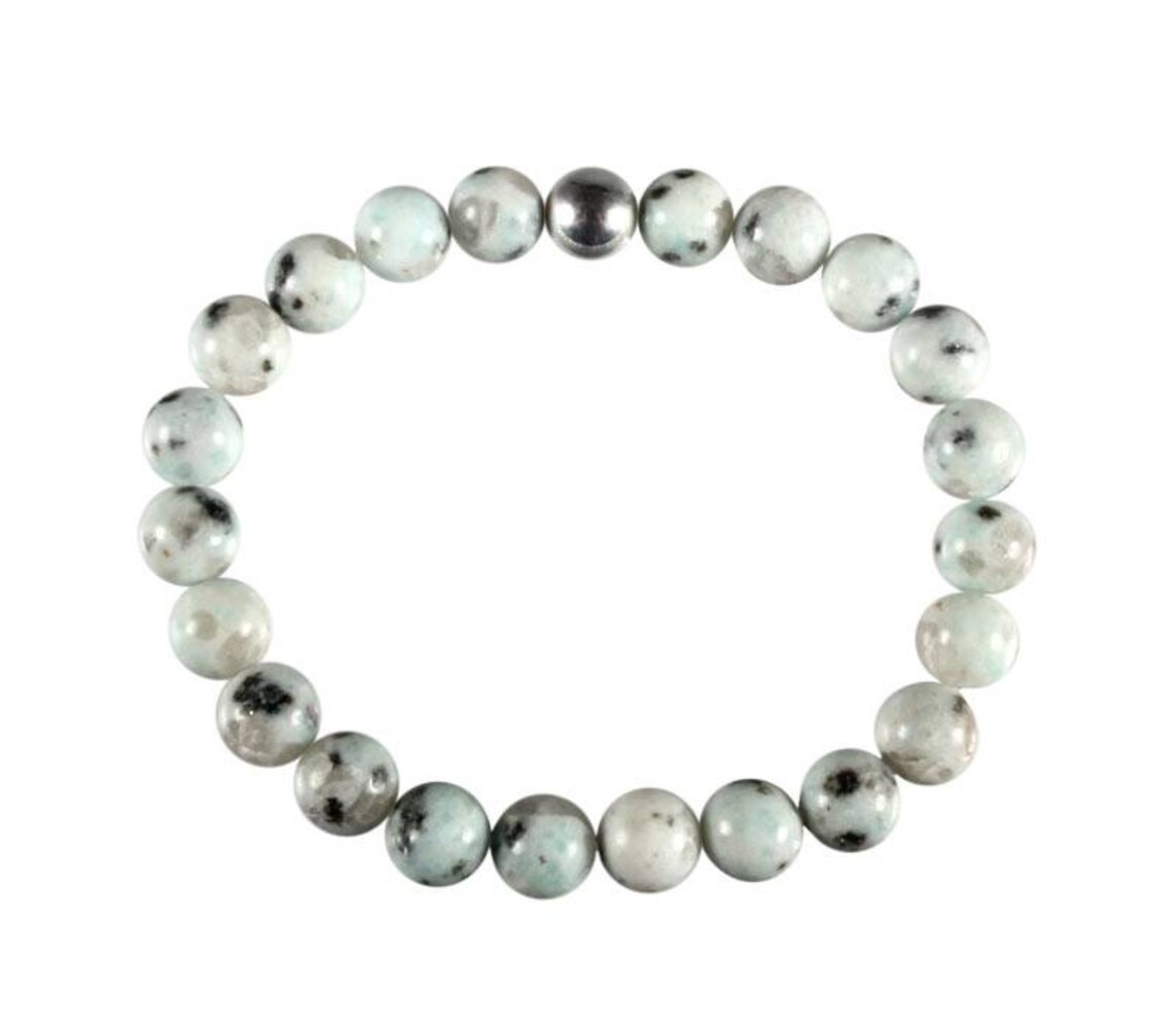 Amazoniet met toermalijn armband 18 cm | 8 mm kralen Amazoniet met toermalijn armband 18 cm | 8 mm kralen
