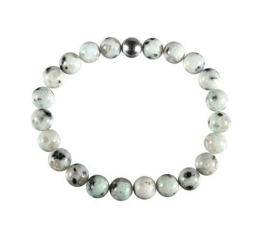 Amazoniet met toermalijn armband 18 cm | 8 mm kralen Amazoniet met toermalijn armband 18 cm | 8 mm kralen