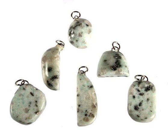 Amazoniet met toermalijn hanger