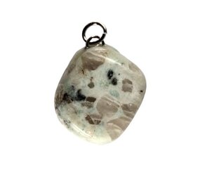 Amazoniet met toermalijn hanger