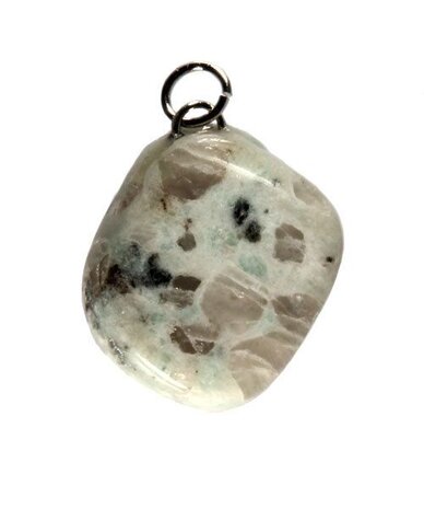 Amazoniet met toermalijn hanger