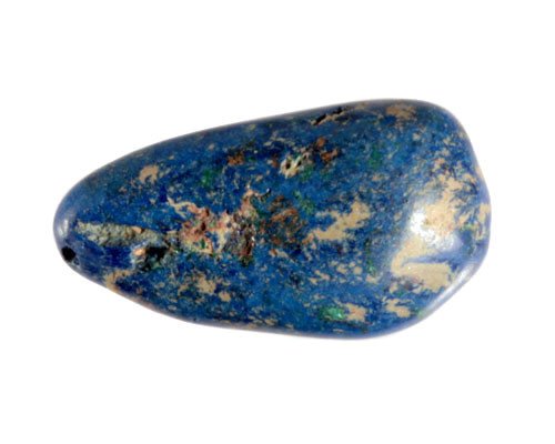 Azuriet-malachiet steen getrommeld 5 - 10 gram