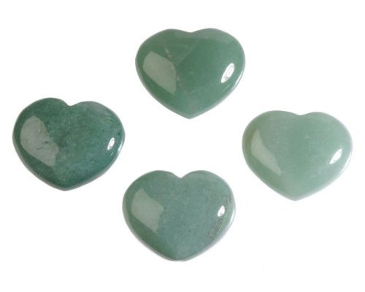 Aventurijn (groen) edelsteen hart 4 cm Aventurijn (groen) edelsteen hart 4 cm