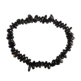 Obsidiaan (zwart) armband split