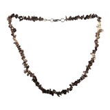 Rookkwarts ketting split Rookkwarts ketting split