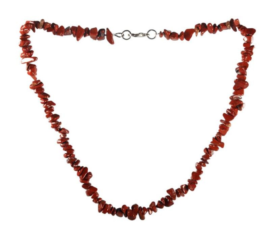 Jaspis (rood) ketting split Jaspis (rood) ketting split
