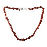 Jaspis (rood) ketting split Jaspis (rood) ketting split