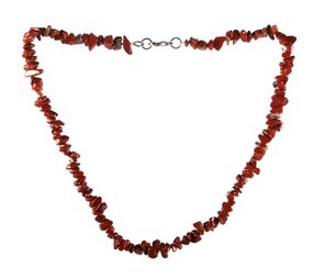 Jaspis (rood) ketting split Jaspis (rood) ketting split