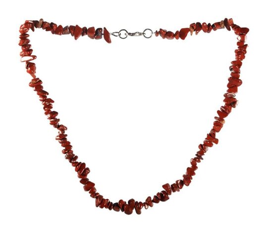 Jaspis (rood) ketting split Jaspis (rood) ketting split