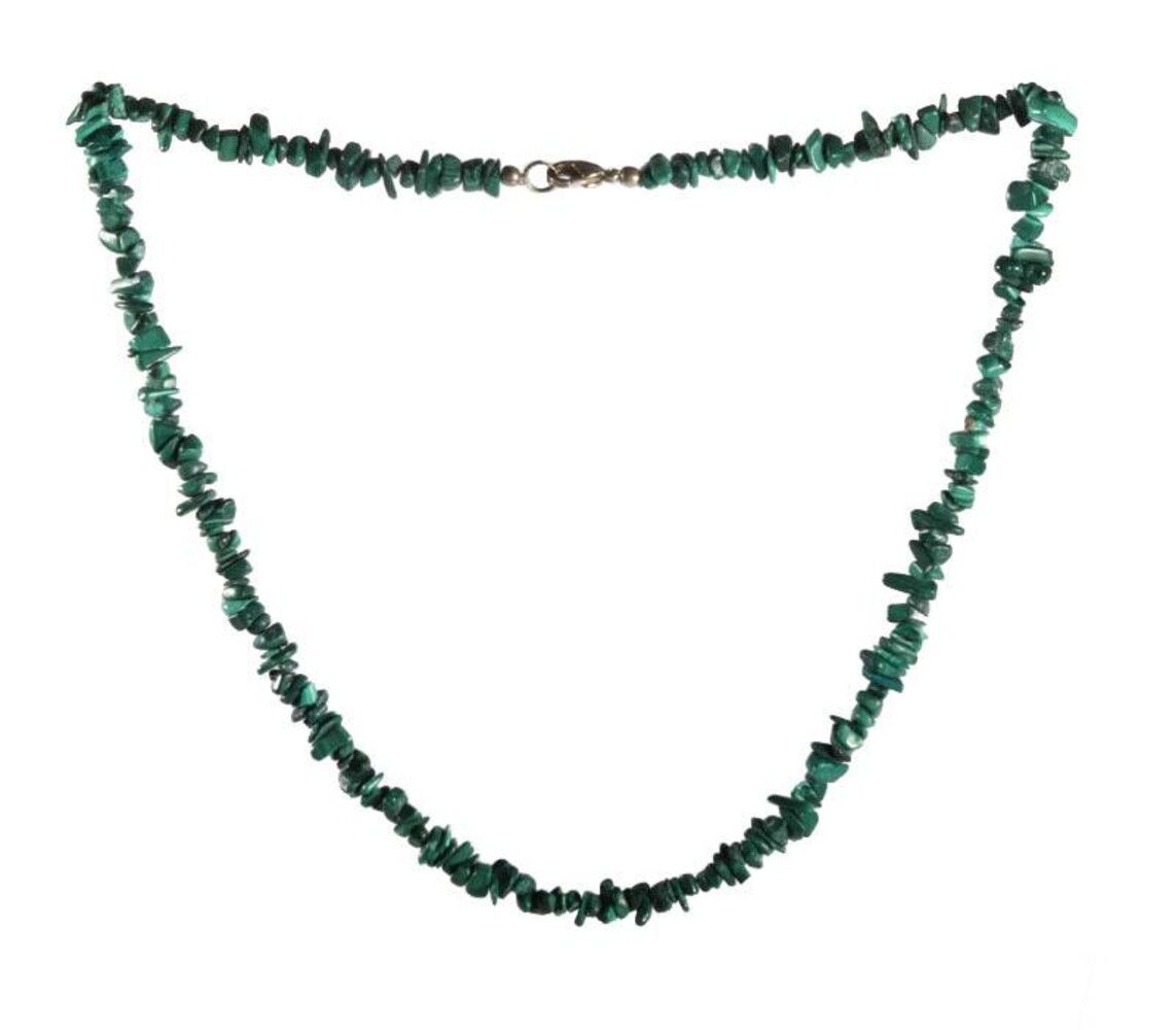 Malachiet ketting split Malachiet ketting split