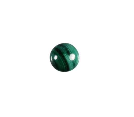 Malachiet cabochon rond 8 mm Malachiet cabochon rond 8 mm