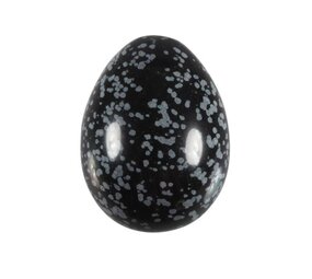 Obsidiaan (sneeuwvlok) edelsteen ei 4,5 x 3,5 cm Obsidiaan (sneeuwvlok) edelsteen ei 4,5 x 3,5 cm