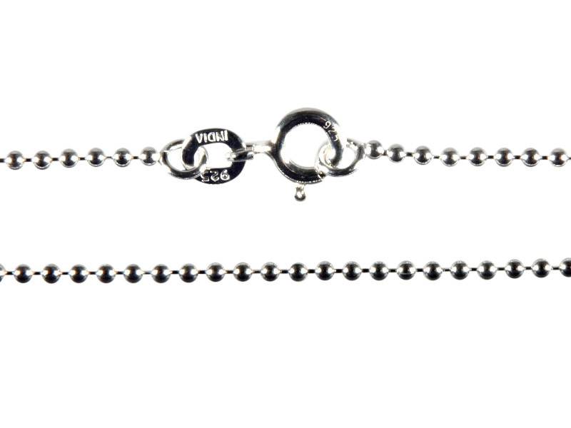 Engelsrufer van zilver met kogelketting, kooi arabesken en shuttles, kogel wit, strass wit