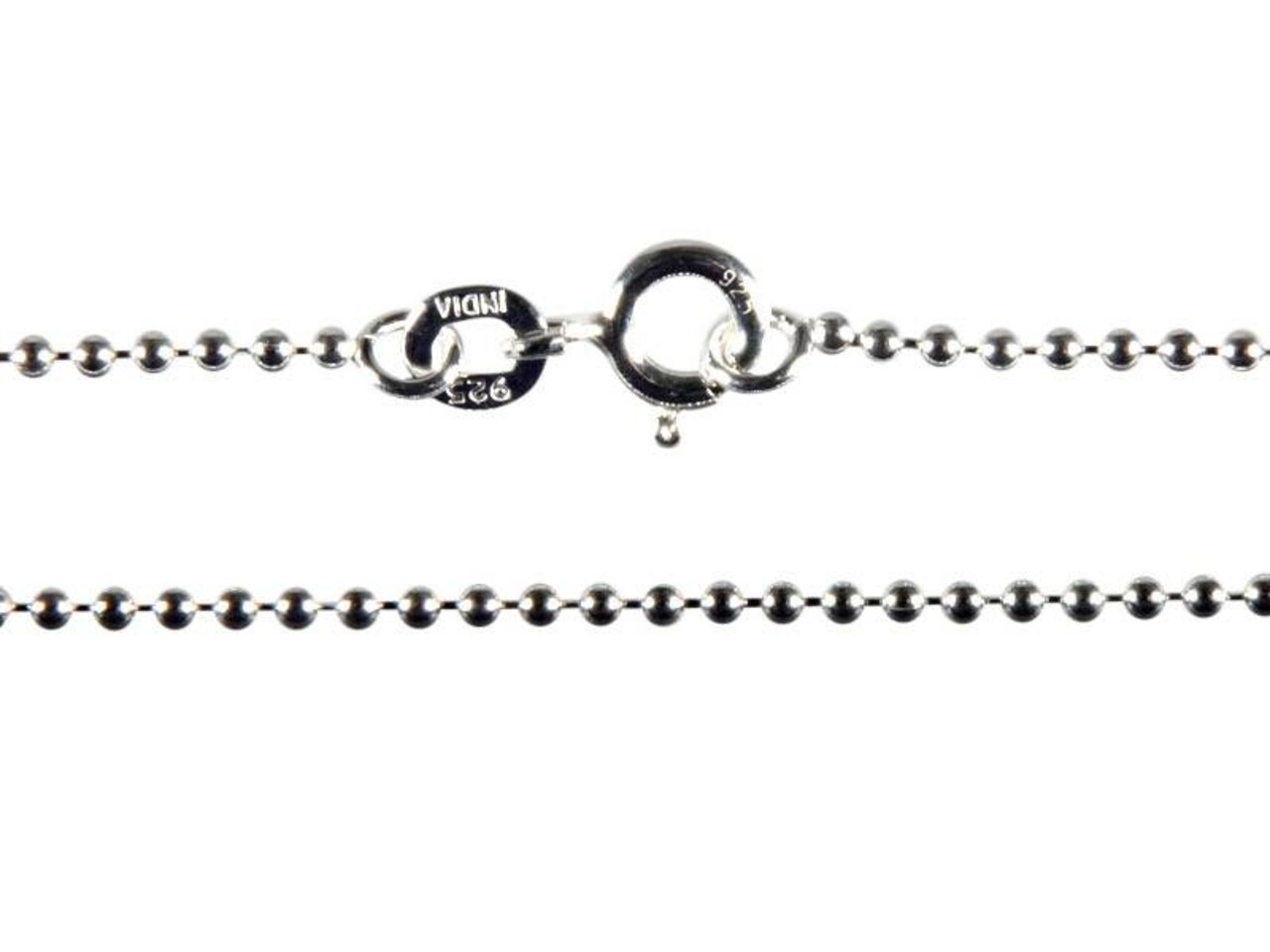 Zilveren ketting bolletjes 60 cm 1,4 mm Zilveren ketting bolletjes 60 cm 1,4 mm