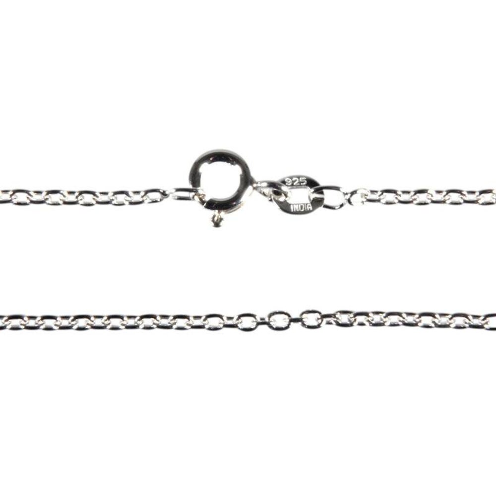 Zilveren Amethist Distelhanger - Schotse Ketting Met 45 Cm Ketting