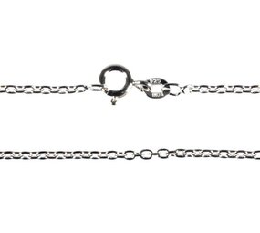 Zilveren ketting kabel 60 cm