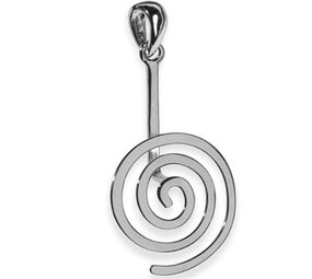 Zilveren houder voor donut hangers spiraal (voor donuts vanaf 3 cm) Zilveren houder voor donut hangers spiraal (voor donuts vanaf 3 cm)