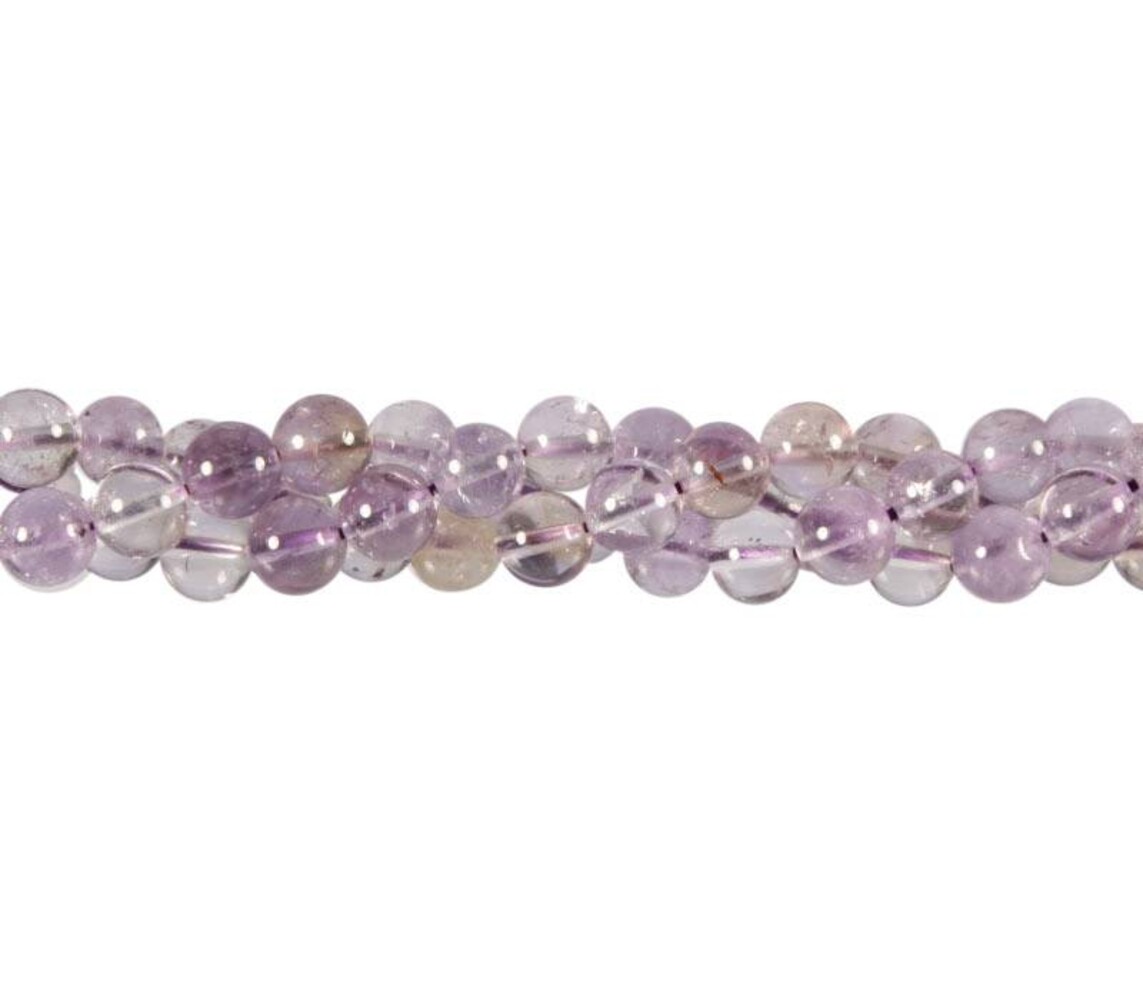 Ametrien kralen rond 6 mm (streng van 40 cm)