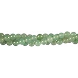 Aventurijn (groen) kralen rond 6 mm (streng van 38 cm) Aventurijn (groen) kralen rond 6 mm (streng van 38 cm)