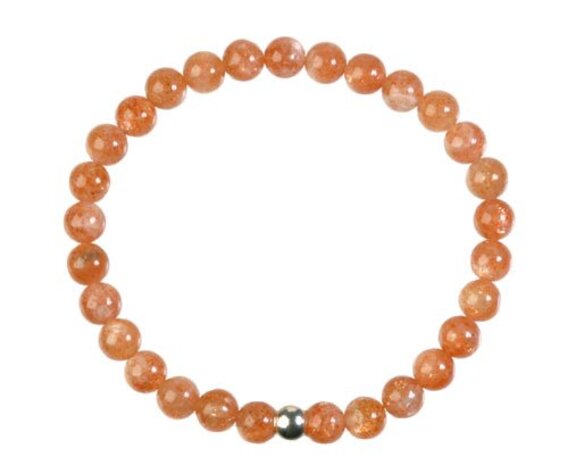 Zonnesteen armband A-kwaliteit 18 cm | 6 mm kralen Zonnesteen armband A-kwaliteit 18 cm | 6 mm kralen