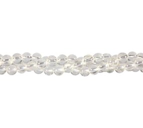 Bergkristal kralen rond 6 mm (streng van 40 cm) Bergkristal kralen rond 6 mm (streng van 40 cm)