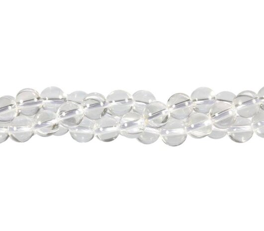 Bergkristal kralen rond 8 mm (streng van 40 cm) Bergkristal kralen rond 8 mm (streng van 40 cm)