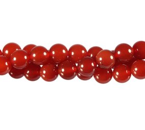 Carneool kralen (verhit) rond 8 mm (streng van 40 cm) Carneool kralen (verhit) rond 8 mm (streng van 40 cm)