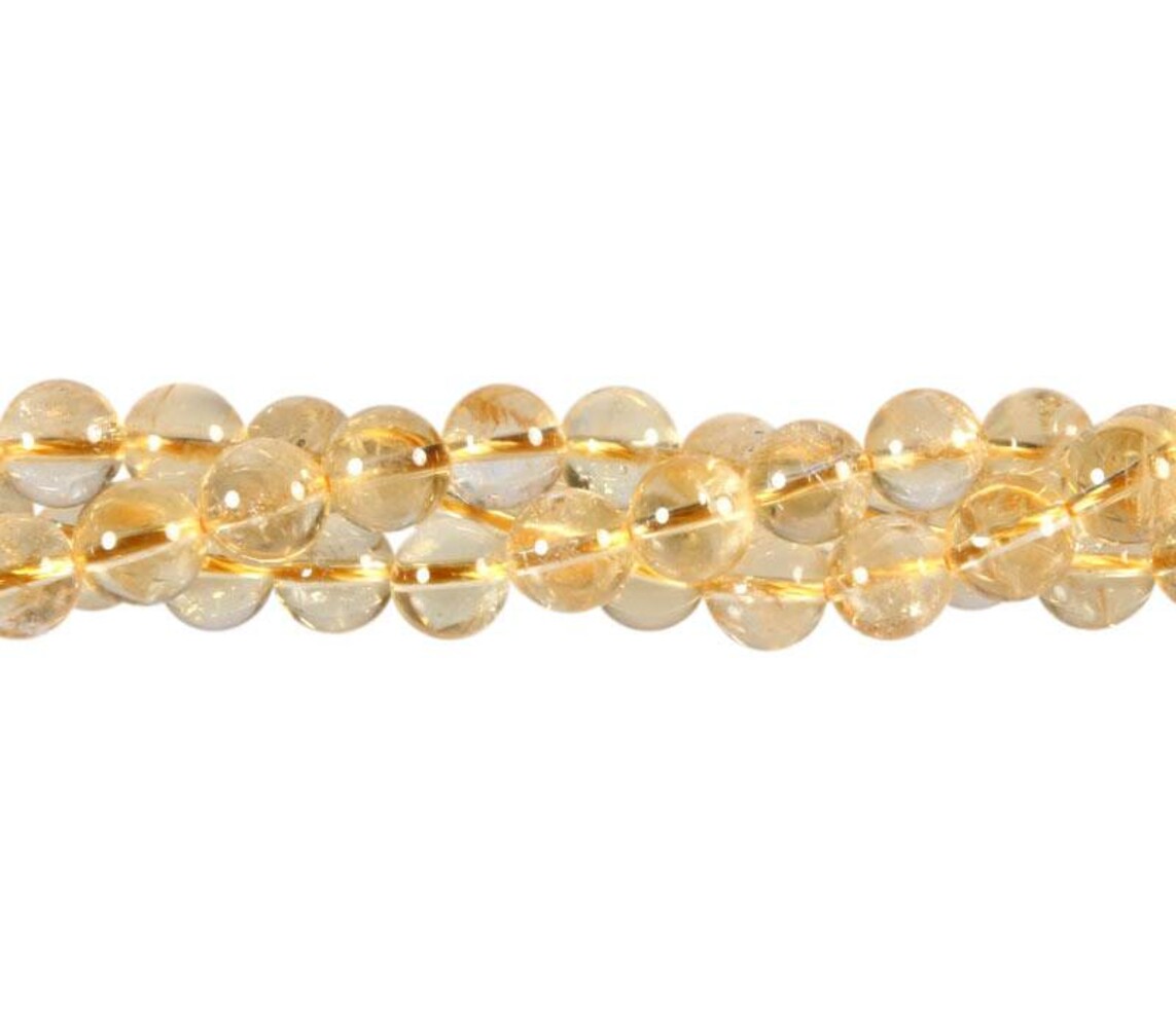 Citrien kralen rond 8 mm (streng van 40 cm) Citrien kralen rond 8 mm (streng van 40 cm)