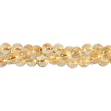 Citrien kralen rond 8 mm (streng van 40 cm)