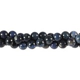 Dumortieriet kralen rond 8 mm (streng van 40 cm)