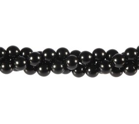 Git kralen rond 8 mm (streng van 40 cm) Git kralen rond 8 mm (streng van 40 cm)