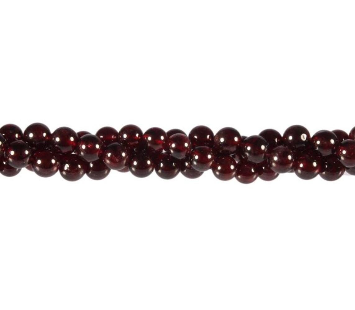 Granaat kralen rond 6 mm (streng van 40 cm) Granaat kralen rond 6 mm (streng van 40 cm)