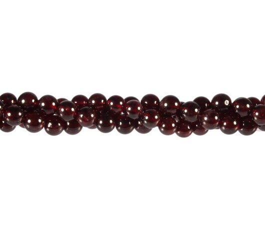 Granaat kralen rond 6 mm (streng van 40 cm) Granaat kralen rond 6 mm (streng van 40 cm)