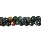 Heliotroop kralen rond 8 mm (streng van 40 cm) Heliotroop kralen rond 8 mm (streng van 40 cm)