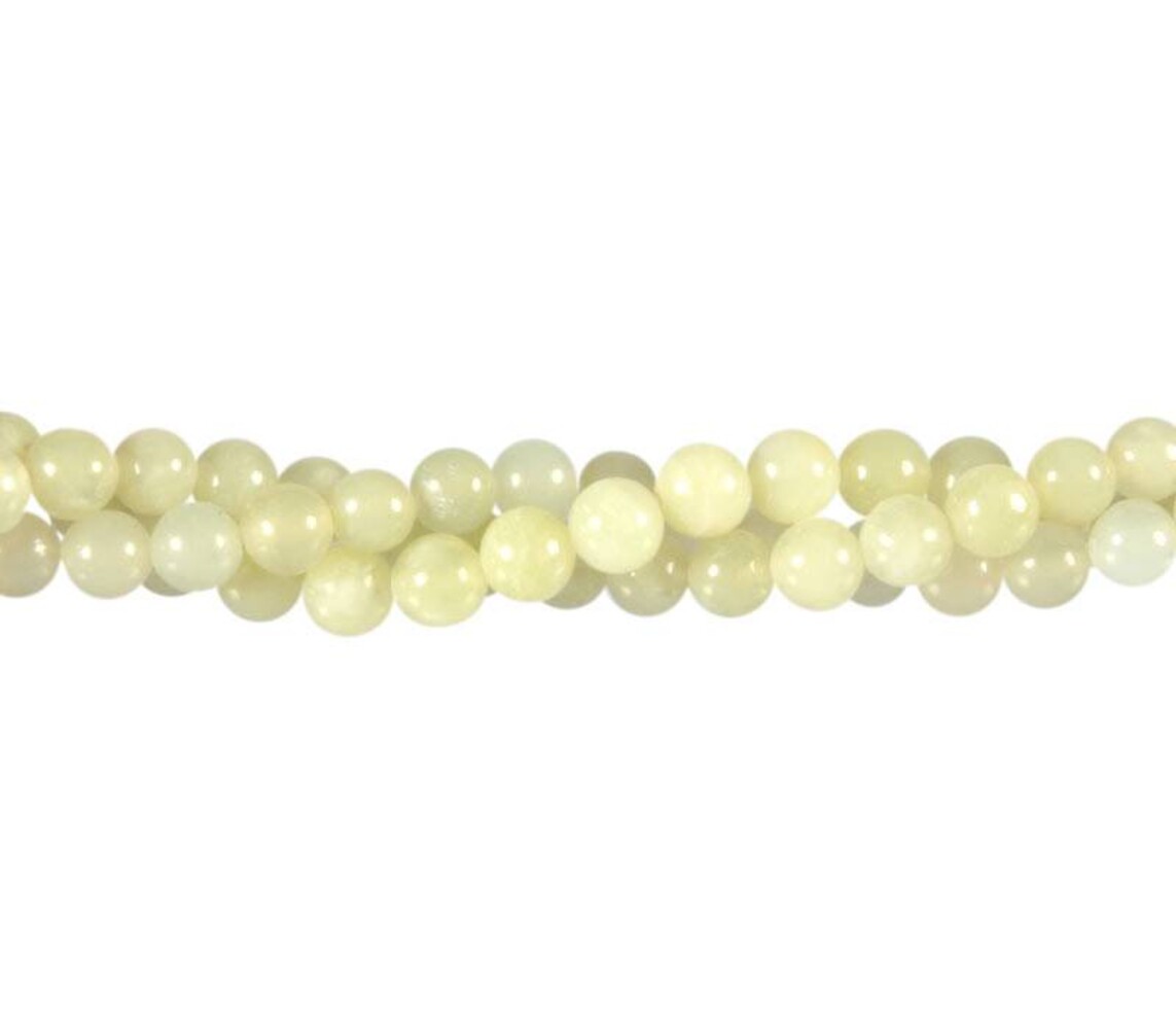 New jade (serpentijn) kralen rond 6 mm (streng van 40 cm) New jade (serpentijn) kralen rond 6 mm (streng van 40 cm)