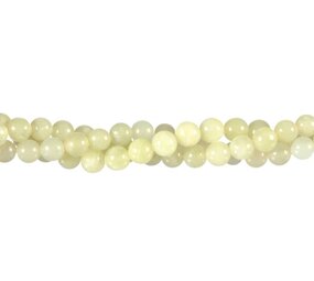 New jade (serpentijn) kralen rond 6 mm (streng van 40 cm) New jade (serpentijn) kralen rond 6 mm (streng van 40 cm)
