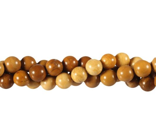 Jaspis (geel) kralen rond 8 mm (streng van 40 cm)