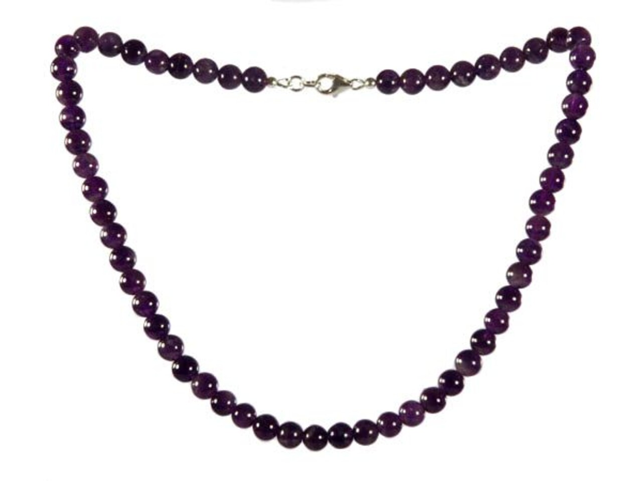 Amethist ketting 8 mm kralen Amethist ketting 8 mm kralen