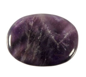Amethist (donker) steen plat gepolijst Amethist (donker) steen plat gepolijst