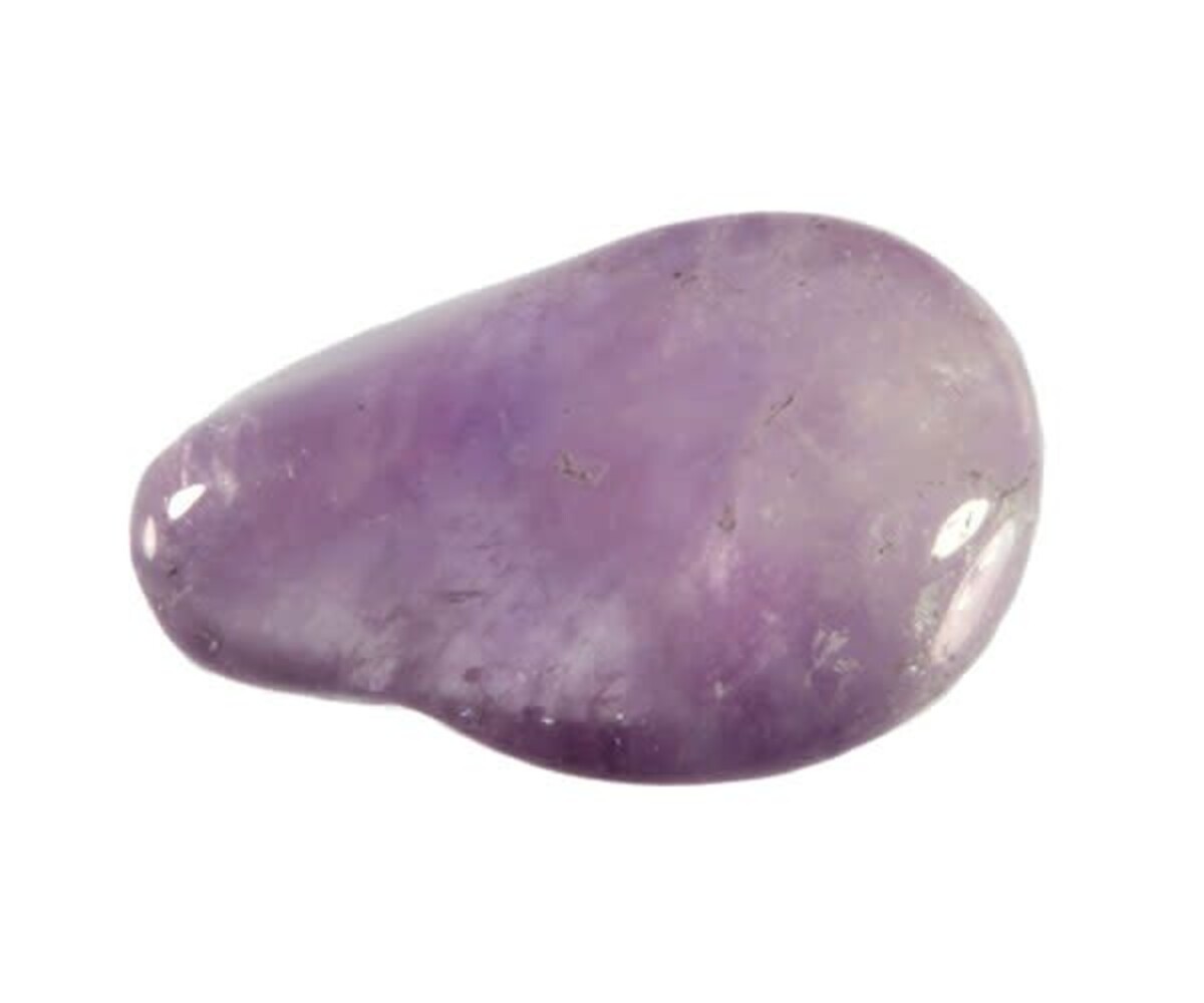 Amethist (licht) steen getrommeld 10 - 20 gram Amethist (licht) steen getrommeld 10 - 20 gram