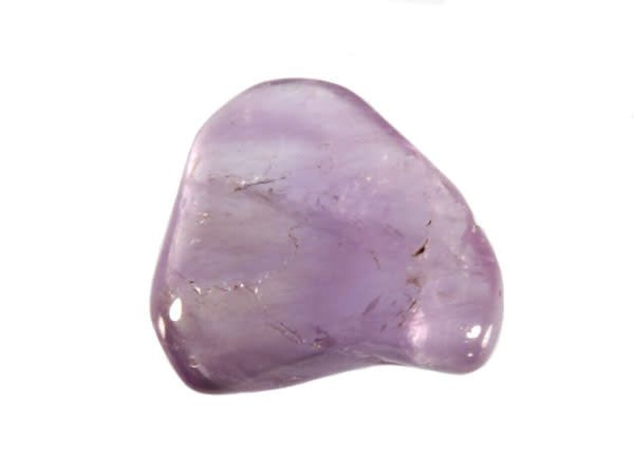 Amethist (licht) steen getrommeld 5 - 10 gram