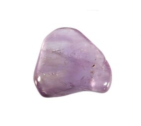 Amethist (licht) steen getrommeld 5 - 10 gram