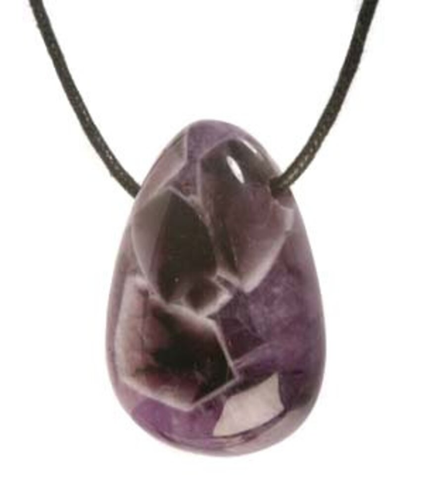 Amethistkwarts hanger doorboord