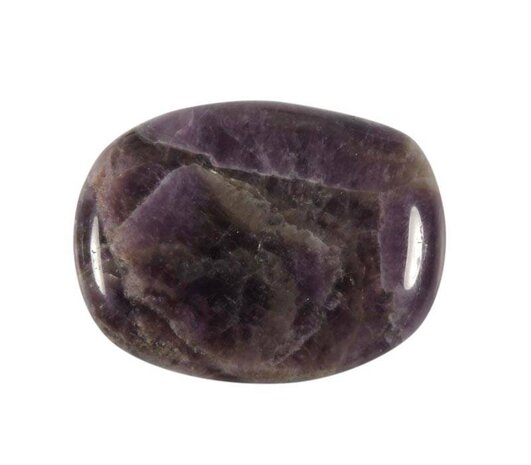 Amethistkwarts steen plat gepolijst Amethistkwarts steen plat gepolijst