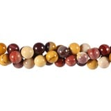 Mookaiet kralen rond 8 mm (streng van 40 cm) Mookaiet kralen rond 8 mm (streng van 40 cm)